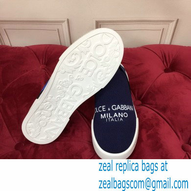 Dolce  &  Gabbana Slip On Sneakers with Logo 02 2021